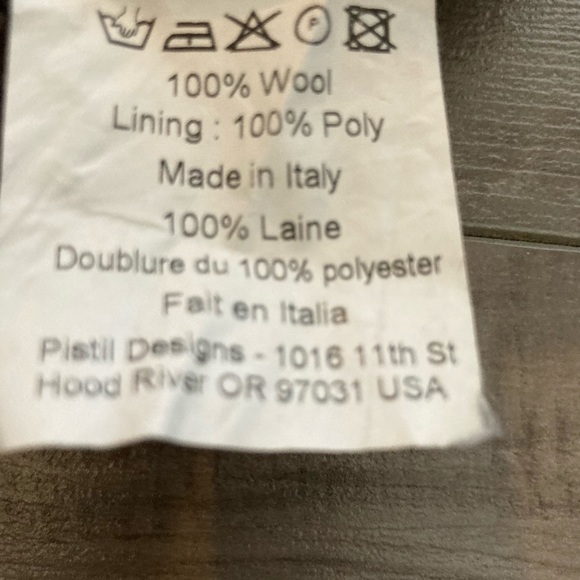 EUC Purple & Gray 100% Wool Pistil toque/beanie with an inner fleece band - Picture 5 of 6